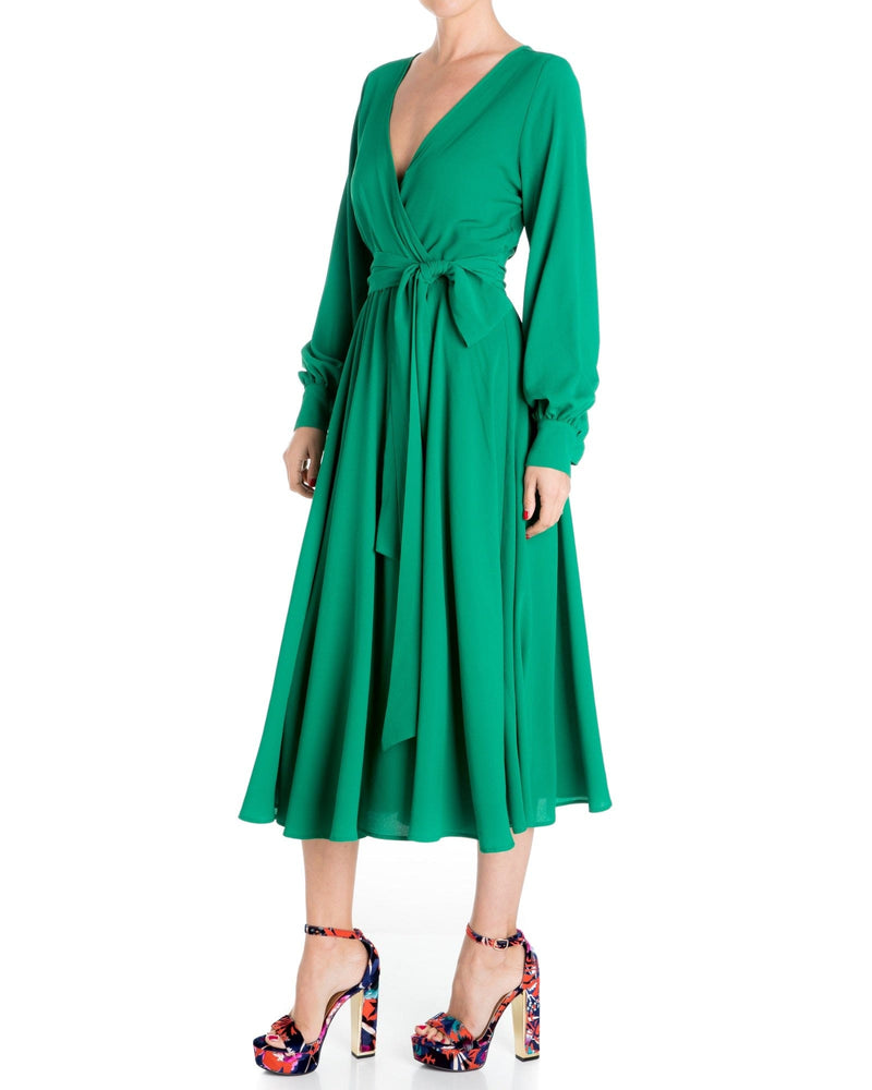 LilyPad Midi Dress - Emerald – Meghan Fabulous