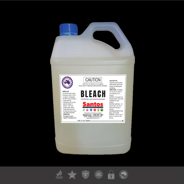 Domestos Hospital Grade Disinfectant Thick Bleach 5 Litre Drum Mountai –  Santos Online Supplies
