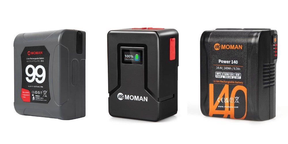 What's the different between Moman compact v mount battery Power 99, 99S and 140? Look at the specification form and you will know