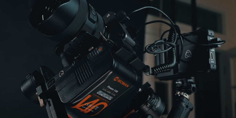 Moman camcorder batteries Power 140 has four kinds of output ports, including USB-C, USB-A, D-tap, and BP output interfaces for high efficient charging.