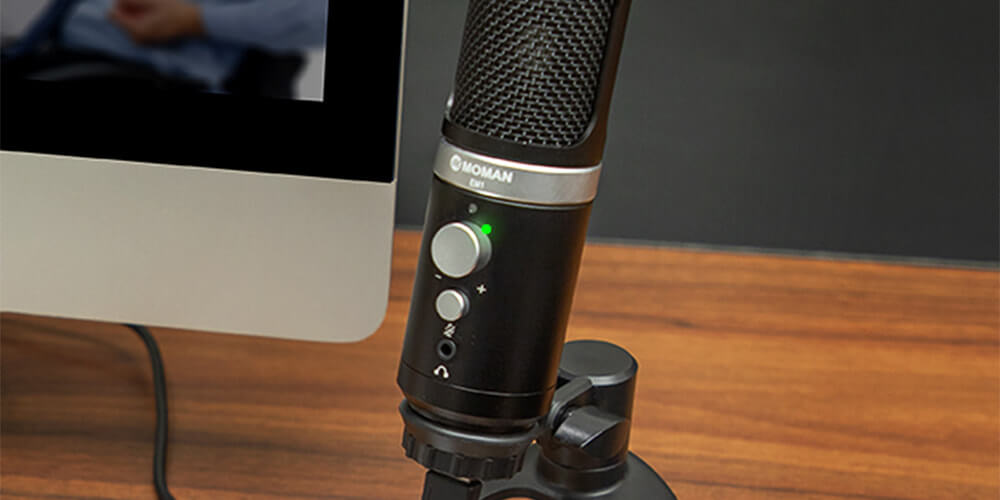 You can also use USB microphone that has a Type-C output with your cellphones like Moman EM1. It can not only be used with computer, but also compatible with smartphones.