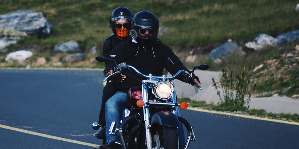How do motorcycle helmet communications work? They are small devices mounted on your helmet for long-range conversation between rider-to-rider or rider-to-passenger.