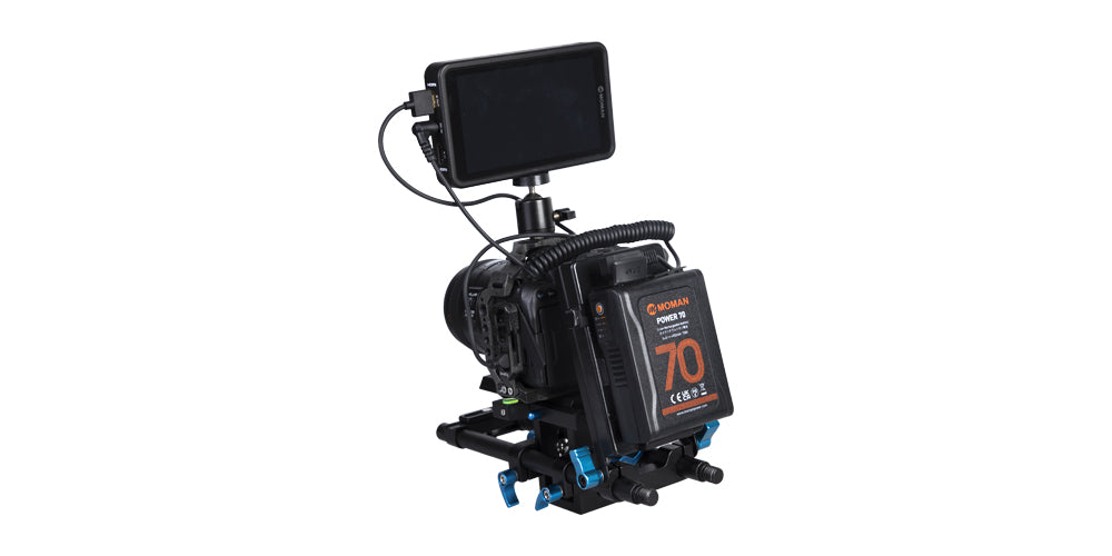 Moman Power 70 of 70Wh capacity features a portable size and light weight. It can used to charge for handheld gimbals for recording videos, shooting photos, and more.