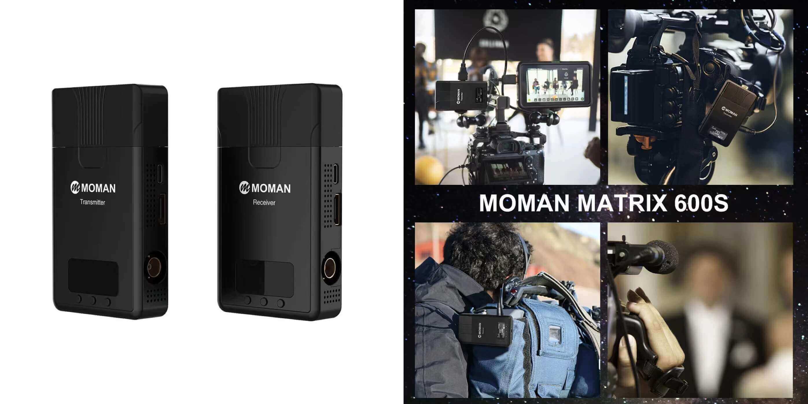 Moman 600s wireless transmission system supports real-time monitoring