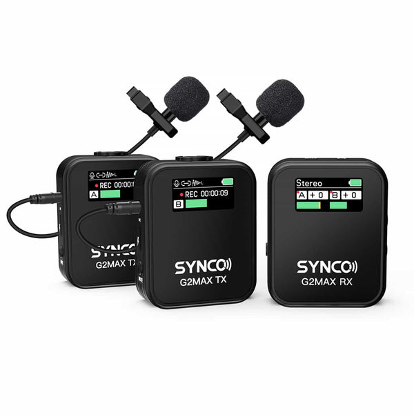 Dual Channel Wireless Microphone System SYNCO G1(A2) | Moman
