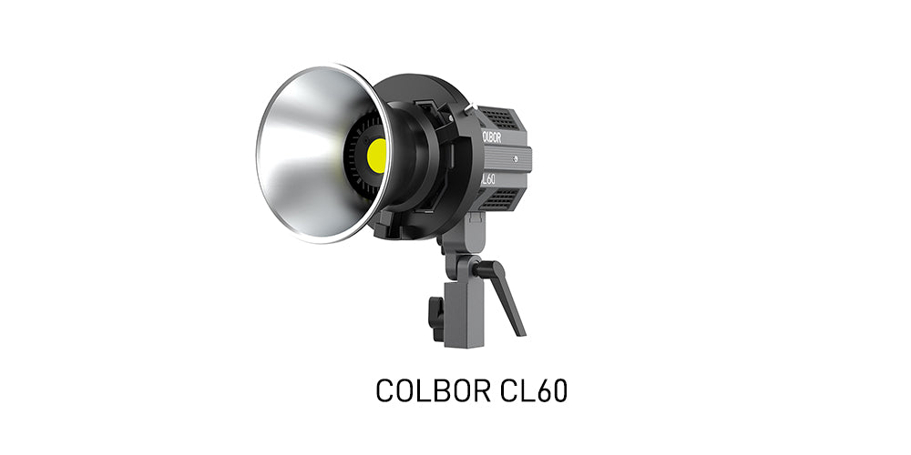 CL60 is the compact and small bi-color COB light among the three COLBOR product, weighing only 1.2lbs.