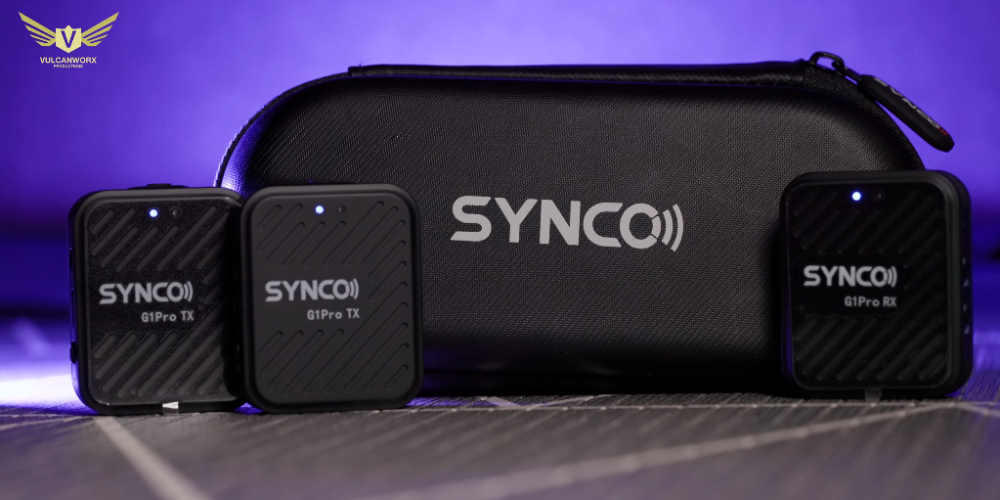 SYNCO G1 Pro Black is a lavalier microphone for camcorder and camera. It has two transmitter options. SYNCO G1(A1) Pro is of 1-trigger-1, and G1(A2) Pro 1-to-2 is for 2-person recording, video chatting, vlogging, and so on.