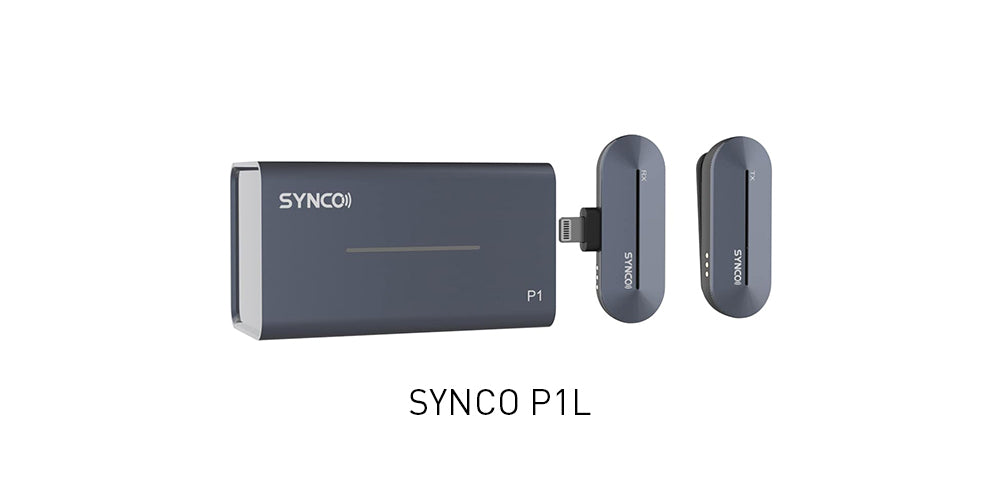 SYNCO P1L microphone for iPhone video recordinghas a single channel for recording. It has a budget price yet powerful performance for live streaming, online meetings, vlogging, etc.