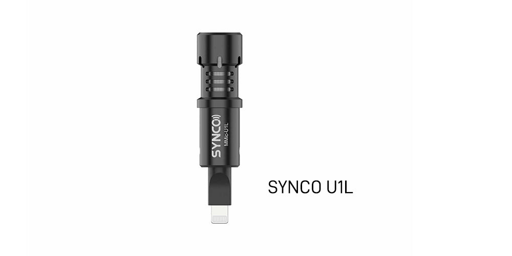 SYNCO U1L is of a pocket size and once it's plugged into you iPhone, it can start recording thanks to the convenient plug-and-play design.