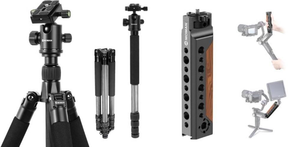 Moman CA70 tripod and MG6 camera stabilizer is perfect to match up