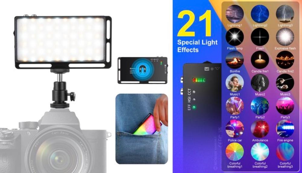 Moman ML1 panel light helps you create vivid picture 