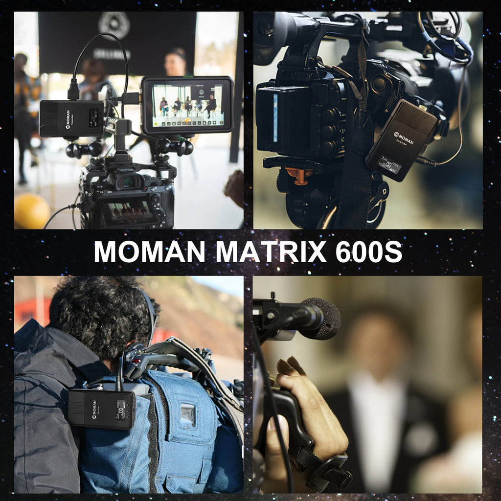 MOMAN Matrix 600s-SDI/HDMIワイヤレス映像伝送システム-無線ビデオ ...