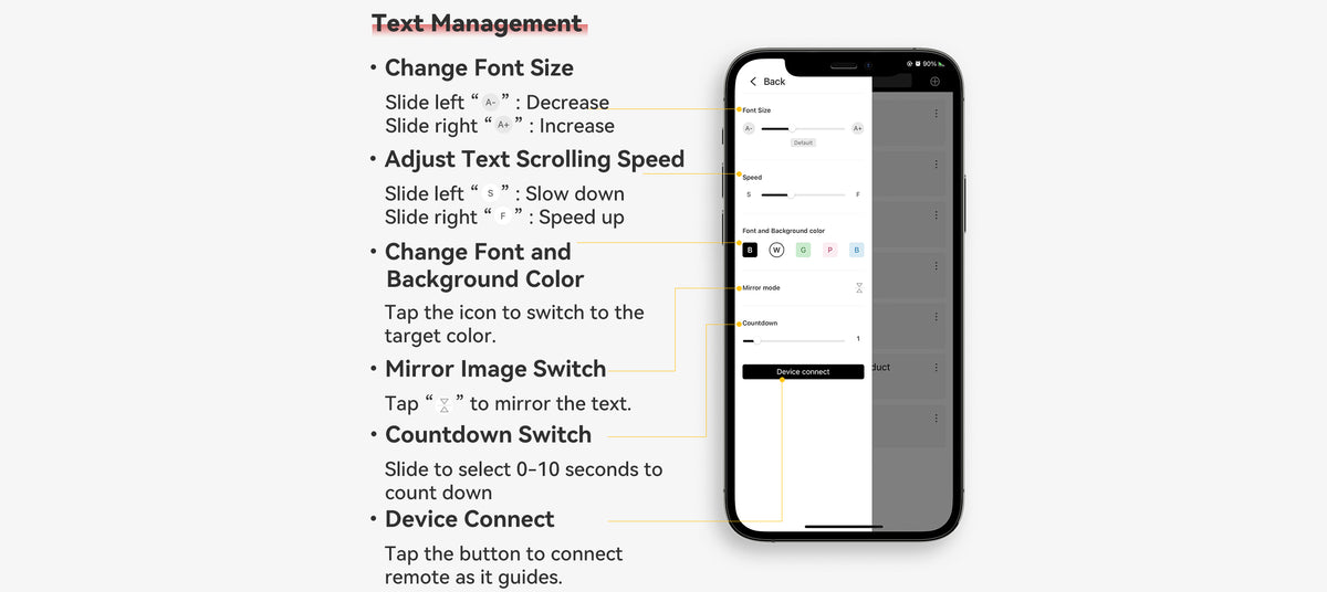 Moman Prompter App Text Management