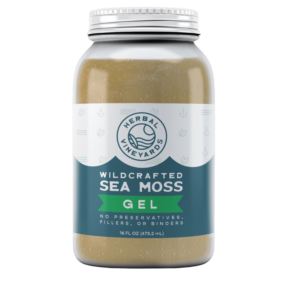 WHOLESALE GOLD SEA MOSS GEL CASE  (12 JARS EACH CASE) - Herbal Vineyards product image