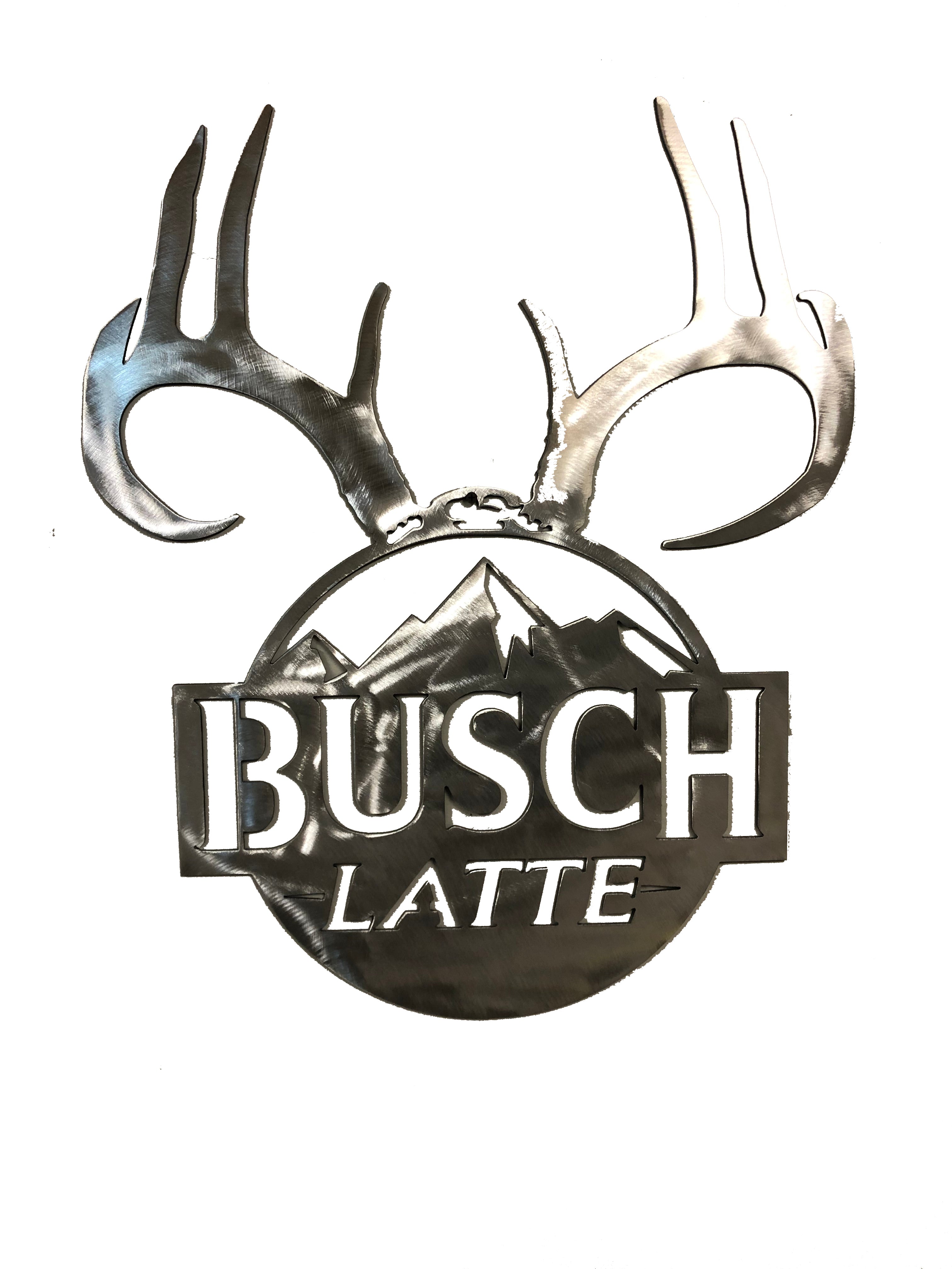 Busch Latte Deer Metal Art – Bucks of Nebraska