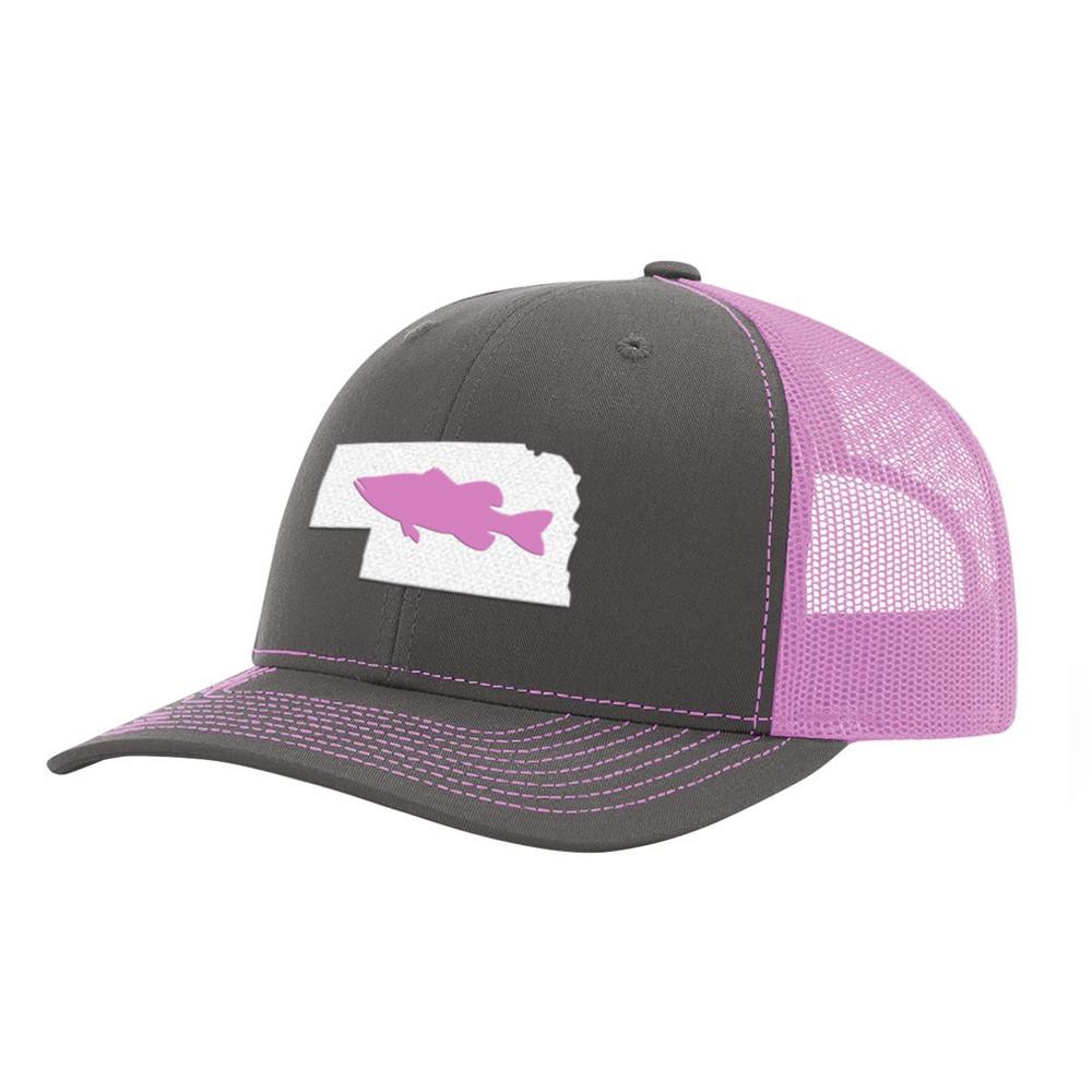 Bass Fishing Brown Retro Trucker Hat