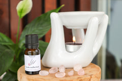 Rose quartz infused essential oil