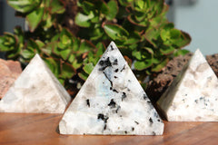 Rainbow Moonstone Pyramid