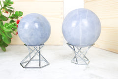 Blue Calcite Spheres