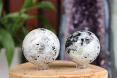 Rainbow Moonstone Spheres