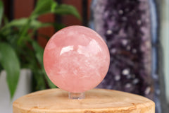 Rose quartz Sphere