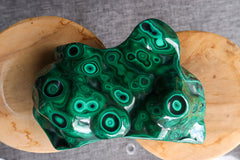 Malachite slab