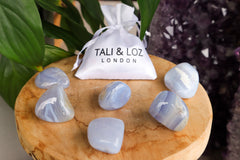 Blue Lace Agate tumblestones