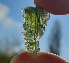 Moldavite piece