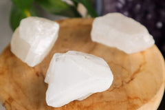 Rough white calcite