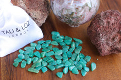 Amazonite chips crystals