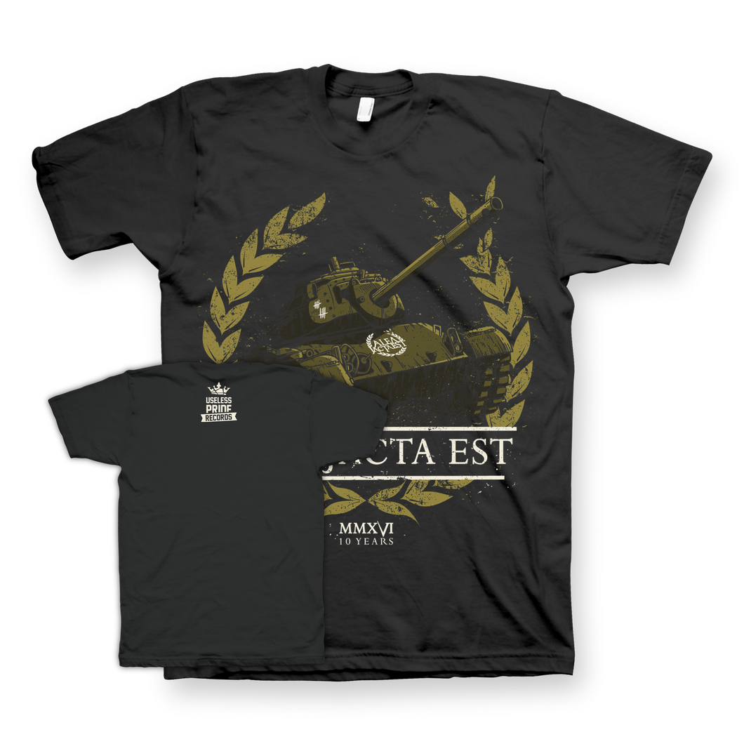 alea jacta est merch in u.s