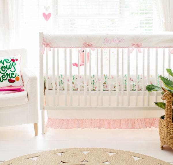 Crib Rail Cover I Flamingo Island Jack And Jill Boutique