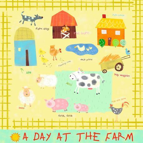 A Day At The Farm Canvas Wall Art Jack And Jill Boutique