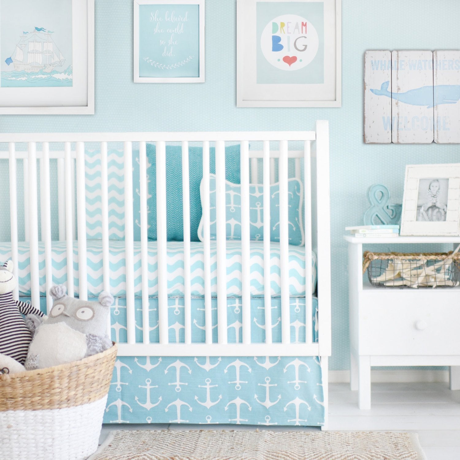 nautical baby crib bedding