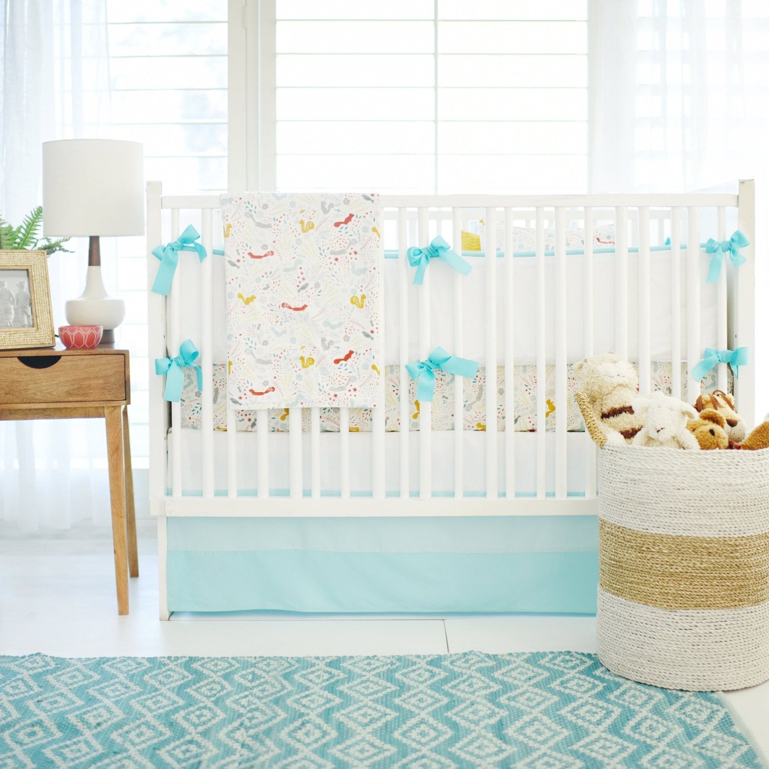 forest crib bedding