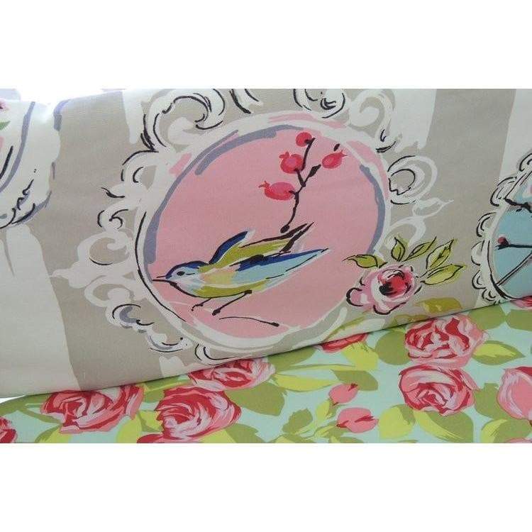 Beautiful Bird Baby Bedding Aqua Pink Crib Bedding Jack And