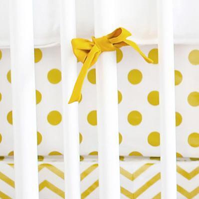 Crib Sheet Gold Polka Dot In Pink Crib Baby Bedding Set Jack