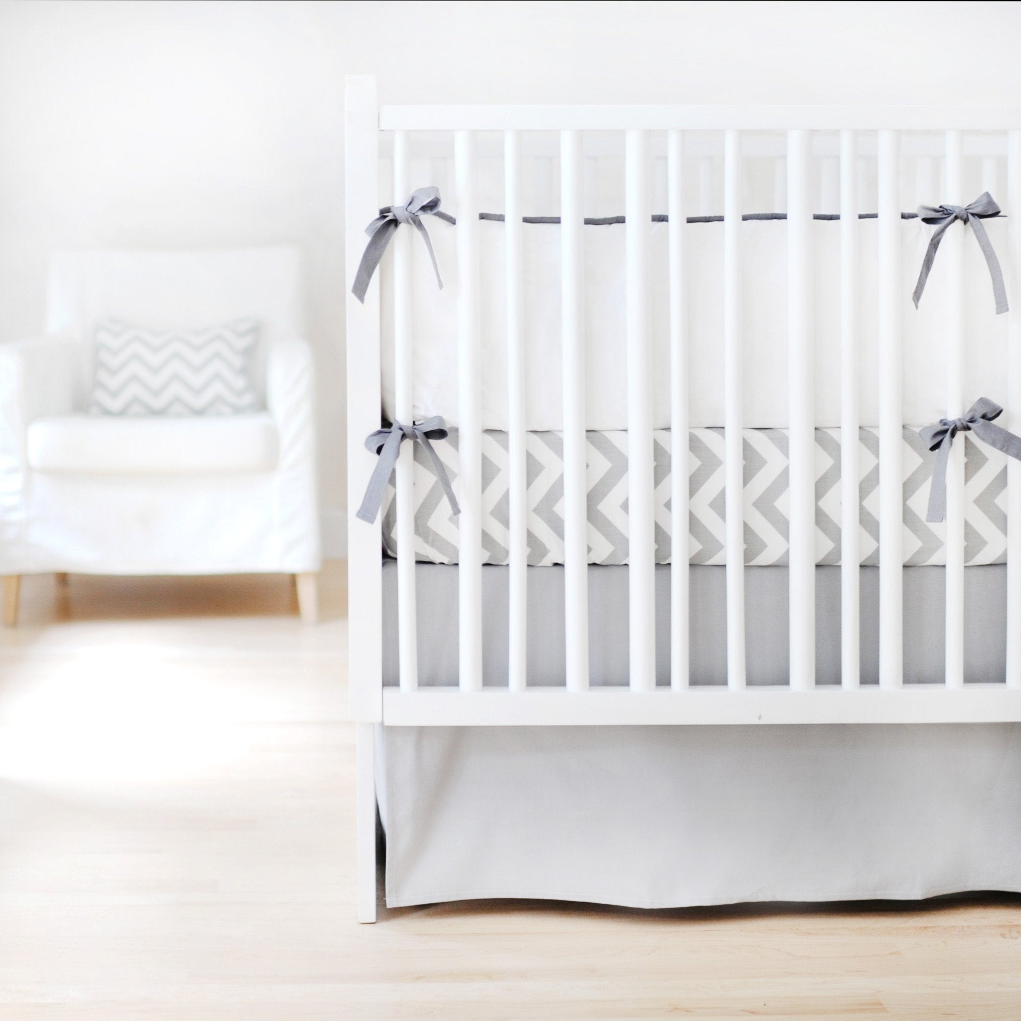 solid crib bedding set