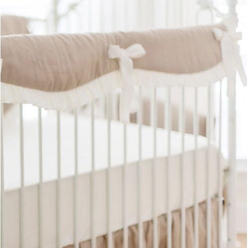 ivory crib sheet