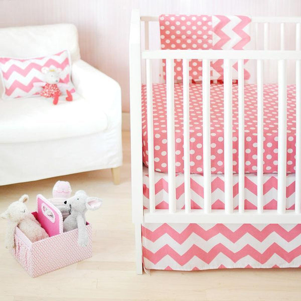 Crib Sheet Zig Zag Baby In Hot Pink Crib Baby Bedding Set Jack