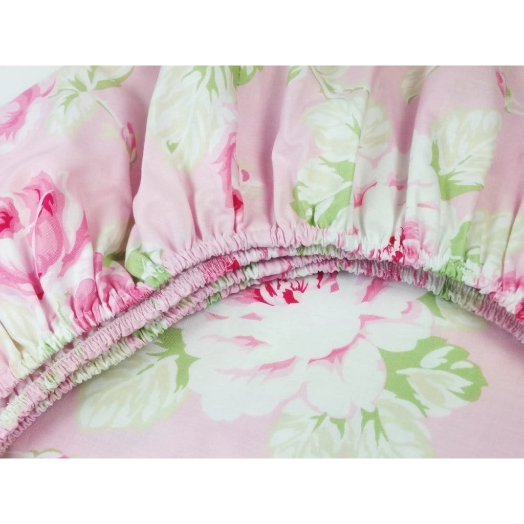 Crib Sheets Shabby Chic Roses Ruffle Jack And Jill Boutique