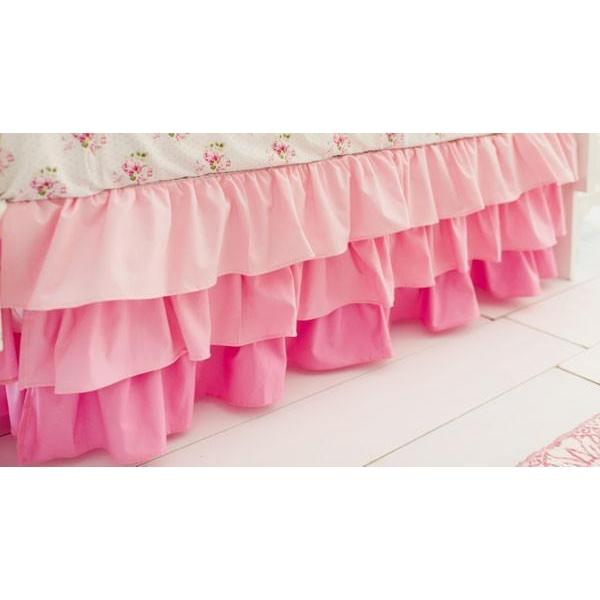 Crib Skirt Pink Ombre Caden Lane Sale Compare Jack And Jill