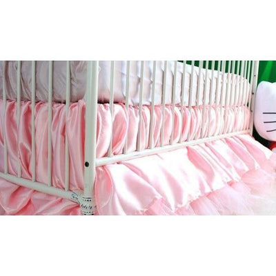 pink princess crib