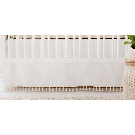 Crib Skirt White Gold Dust Caden Lane Sale Compare Jack And