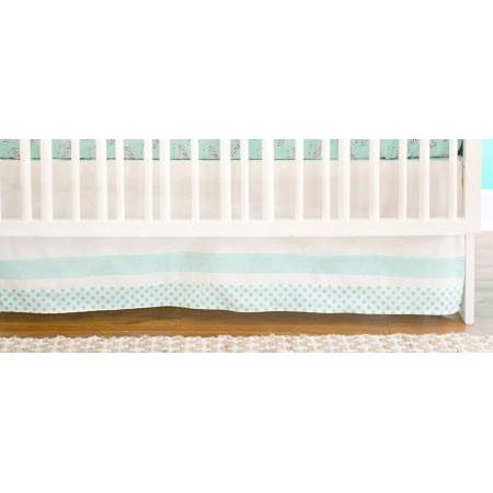 Crib Skirt Zebra Parade In Mint Caden Lane Sale Compare Jack