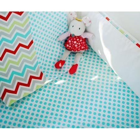 polka dot cot sheet