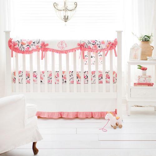 coral baby bedding