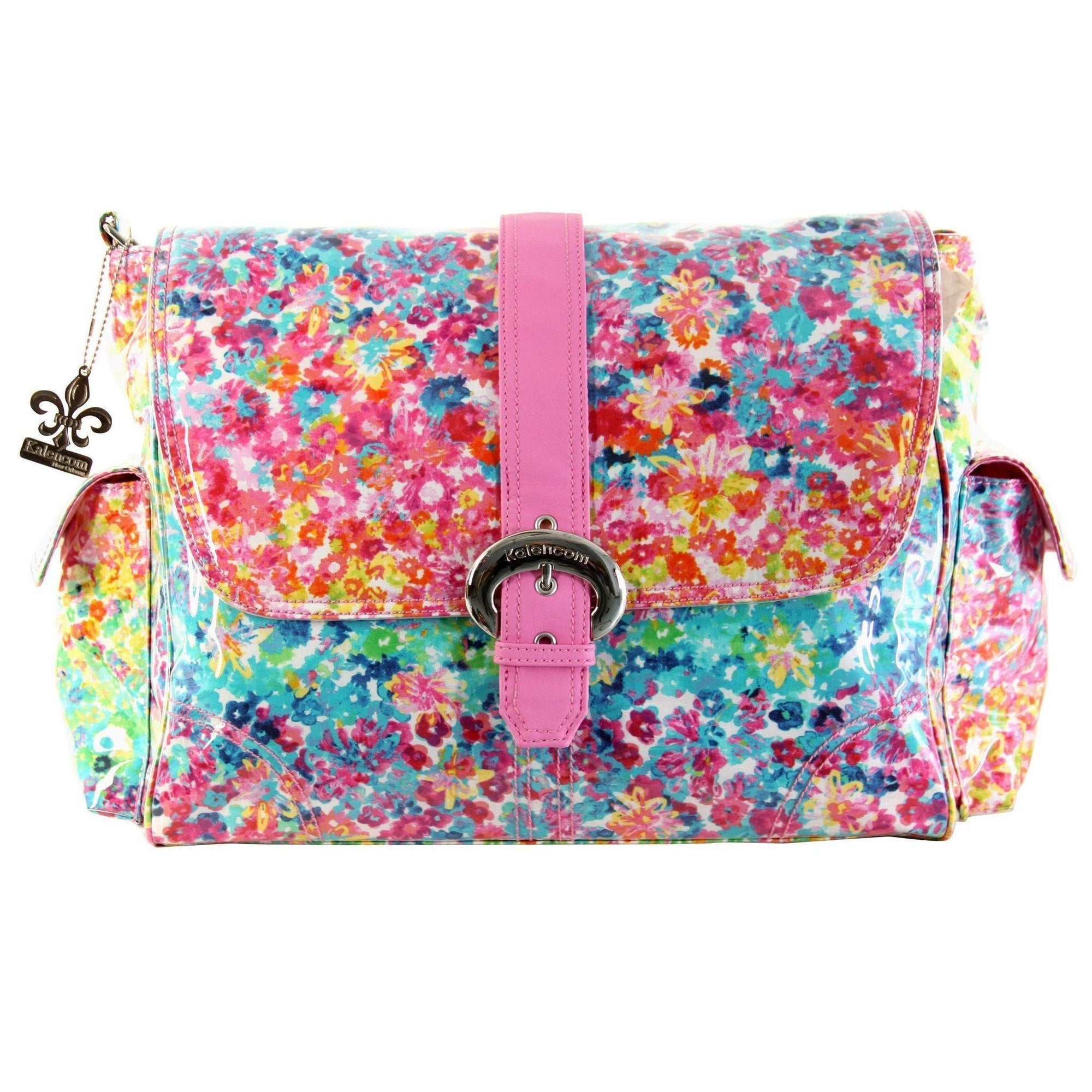 kalencom diaper bag polka dot