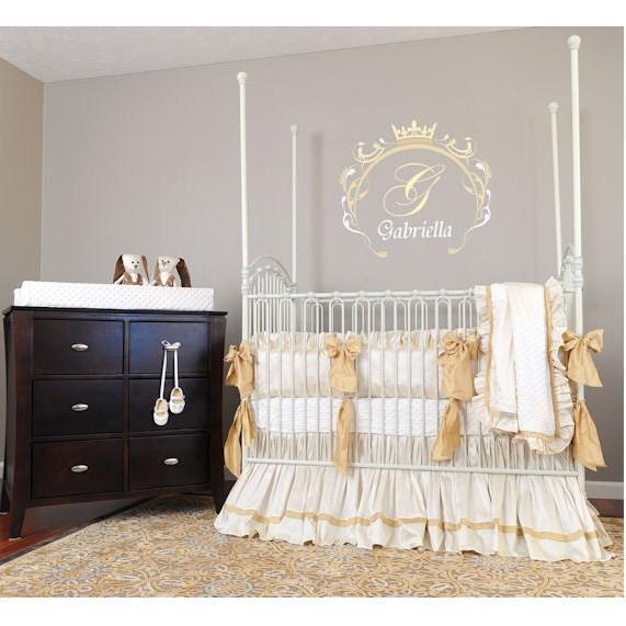 Gabrielle Silk Designer Boutique Baby Bedding Jack And Jill Boutique