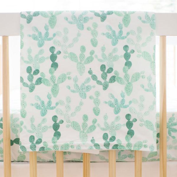 cactus baby crib bedding